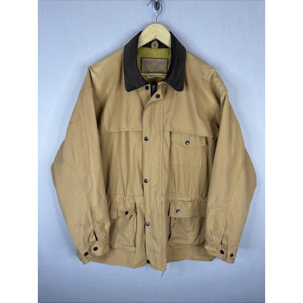 Foxfire Aussie Pathfinder Jacket Tan XL Field Barn Coat Cotton Canvas